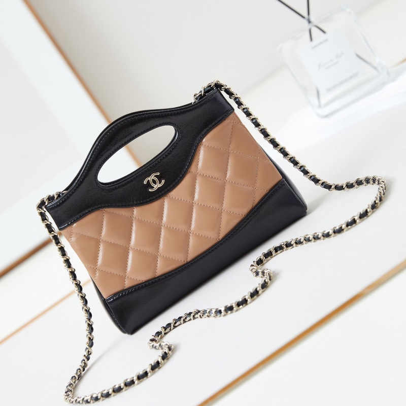 Ch*el top handle bags